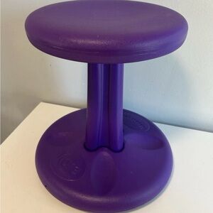 Kore Kids 14" Plastic Purple Wobble Chair Stool Seat Fidget Wobbly Fidget